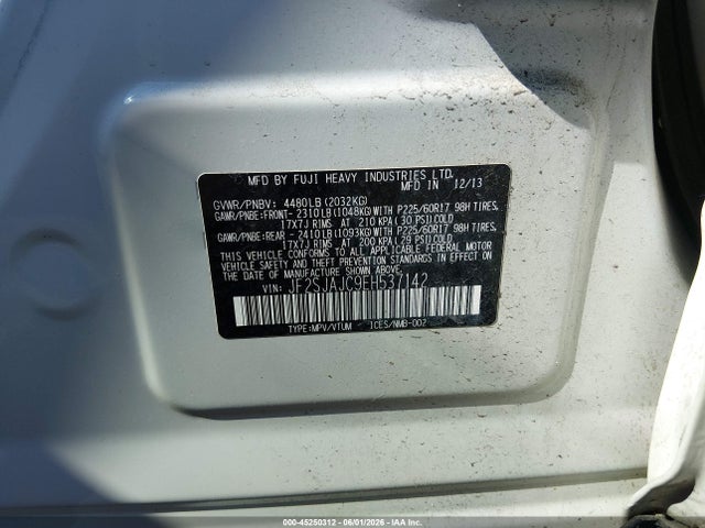 Subaru Forester 2.5i Limited 2014 JF2SJAJC9EH537142 Image 9