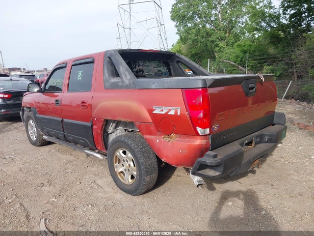 45250353 :رقم المزاد ، 3GNEK13T73G210128 vin ، 2003 Chevrolet Avalanche 1500 مزاد بيع