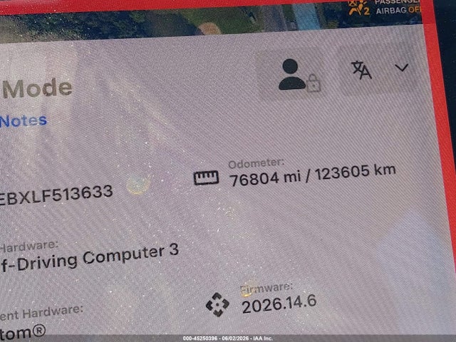 2020 Tesla Model 3 Long Range Dual Motor All-wheel Drive მანქანა იყიდება აუქციონზე, vin: 5YJ3E1EBXLF513633, აუქციონის ნომერი: 45250396