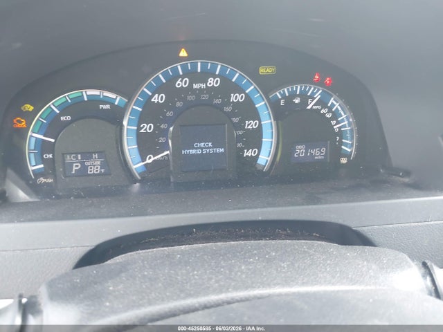 Aukcja sprzedaży 2013 Toyota Camry Hybrid Le, vin: 4T1BD1FK0DU091230, numer aukcji: 45250585