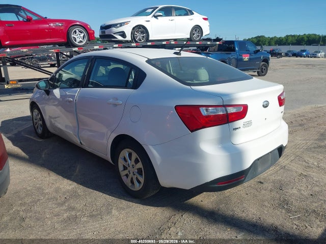 2013 Kia Rio Lx მანქანა იყიდება აუქციონზე, vin: KNADM4A38D6228463, აუქციონის ნომერი: 45250693