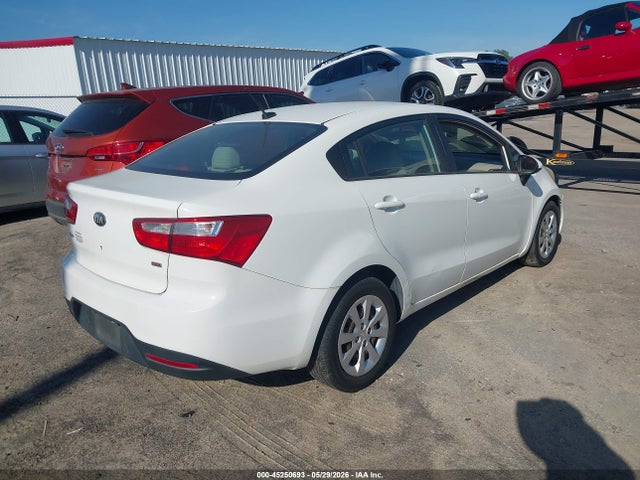 2013 Kia Rio Lx მანქანა იყიდება აუქციონზე, vin: KNADM4A38D6228463, აუქციონის ნომერი: 45250693