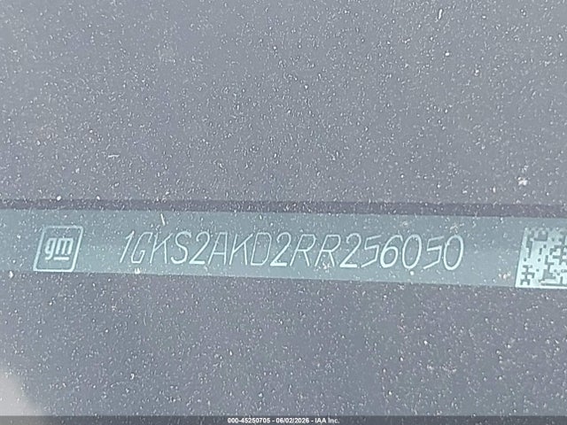 45250705 :رقم المزاد ، 1GKS2AKD2RR256050 vin ، 2024 Gmc Yukon 4wd Sle مزاد بيع