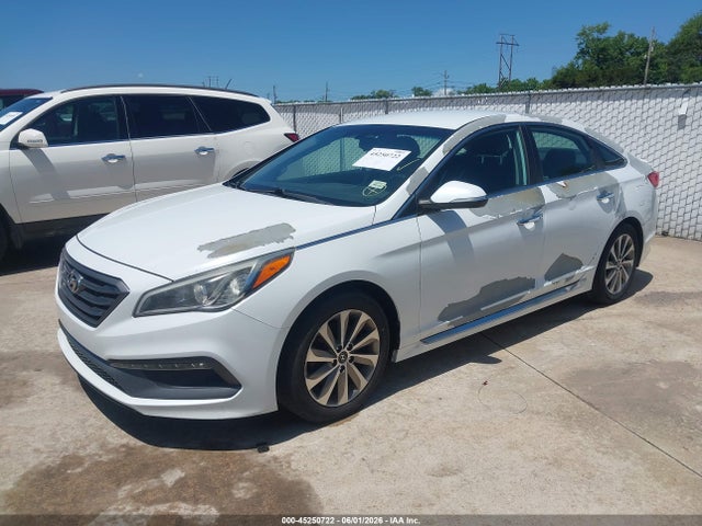 2015 Hyundai Sonata Sport მანქანა იყიდება აუქციონზე, vin: 5NPE34AF4FH068322, აუქციონის ნომერი: 45250722