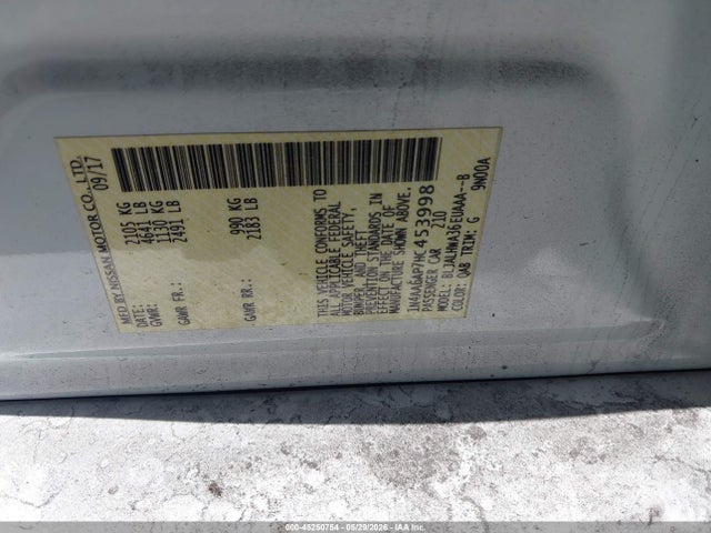 1N4AA6AP7HC453998 Nissan Maxima 3.5 Platinum