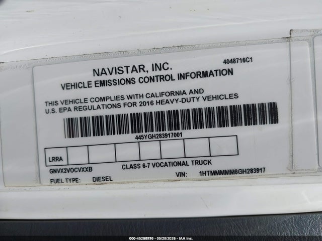 International 4000 4300 2016 1HTMMMMM6GH283917 Image 9