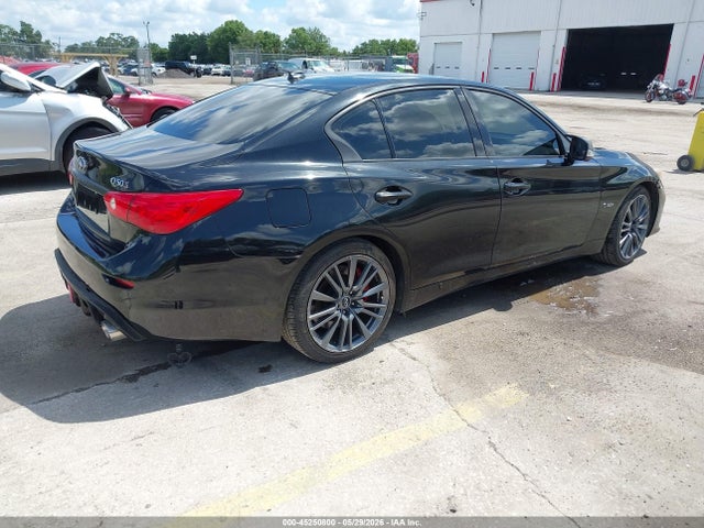 2017 Infiniti Q50 3.0t Red Sport 400 მანქანა იყიდება აუქციონზე, vin: JN1FV7AR9HM870919, აუქციონის ნომერი: 45250800