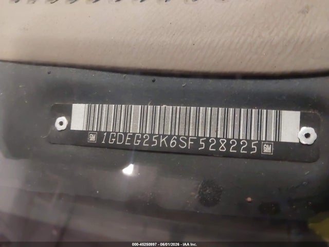 45250997 :رقم المزاد ، 1GDEG25K6SF528225 vin ، 1995 Gmc Rally Wagon / Van G2500 مزاد بيع