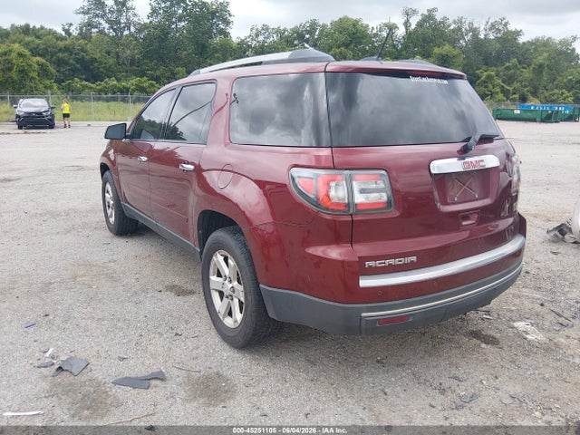 2016 Gmc Acadia Sle-1 მანქანა იყიდება აუქციონზე, vin: 1GKKRNEDXGJ117813, აუქციონის ნომერი: 45251105