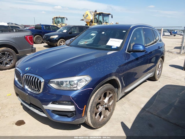 45251112 :رقم المزاد ، 5UXTY5C05LLT34475 vin ، 2020 Bmw X3 Xdrive30i مزاد بيع