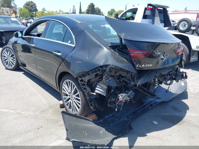 Aukcja sprzedaży 2026 Mercedes-benz Cla 250 Coupe, vin: W1K5J4GB7TN586033, numer aukcji: 45251122