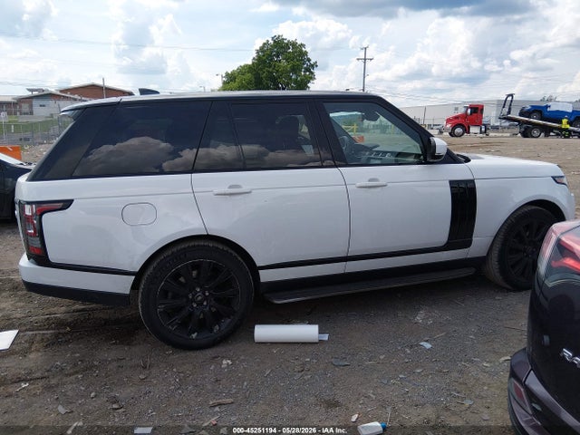 2017 Land Rover Range Rover 3.0l V6 Supercharged Hse მანქანა იყიდება აუქციონზე, vin: SALGS2FV8HA379576, აუქციონის ნომერი: 45251194