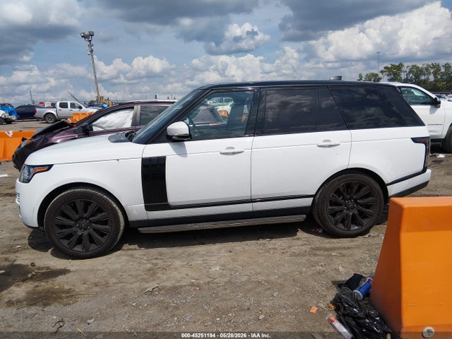 2017 Land Rover Range Rover 3.0l V6 Supercharged Hse მანქანა იყიდება აუქციონზე, vin: SALGS2FV8HA379576, აუქციონის ნომერი: 45251194