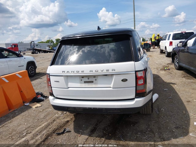 2017 Land Rover Range Rover 3.0l V6 Supercharged Hse მანქანა იყიდება აუქციონზე, vin: SALGS2FV8HA379576, აუქციონის ნომერი: 45251194