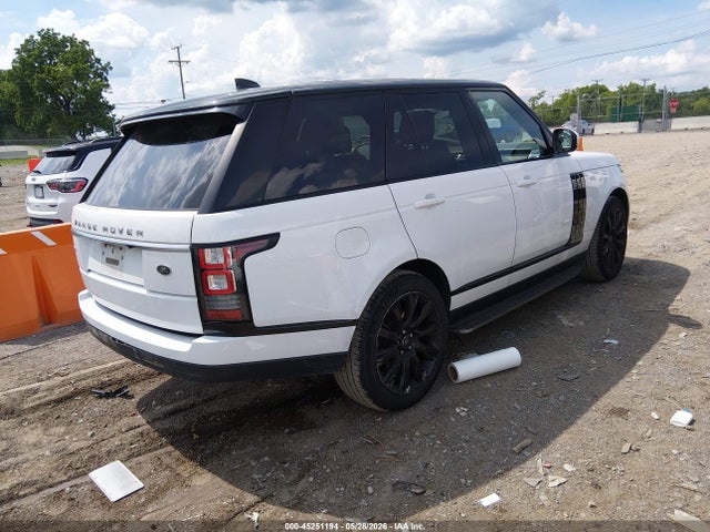 2017 Land Rover Range Rover 3.0l V6 Supercharged Hse მანქანა იყიდება აუქციონზე, vin: SALGS2FV8HA379576, აუქციონის ნომერი: 45251194