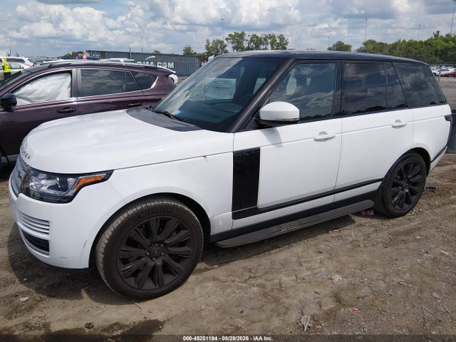 2017 Land Rover Range Rover 3.0l V6 Supercharged Hse მანქანა იყიდება აუქციონზე, vin: SALGS2FV8HA379576, აუქციონის ნომერი: 45251194