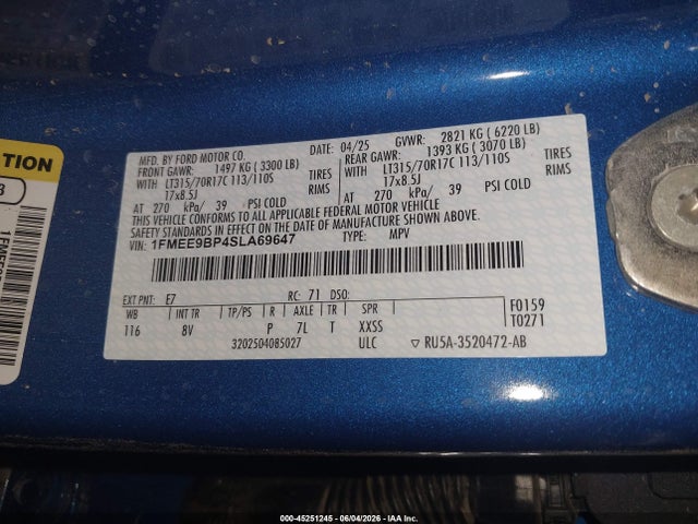 Ford Bronco Badlands 2025 1FMEE9BP4SLA69647 Image 9