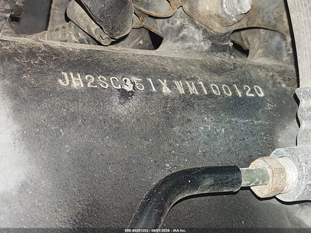 Продаж на аукціоні авто 1998 Honda Cbr1100 Xx, vin: JH2SC351XWM100120, номер лоту: 45251253