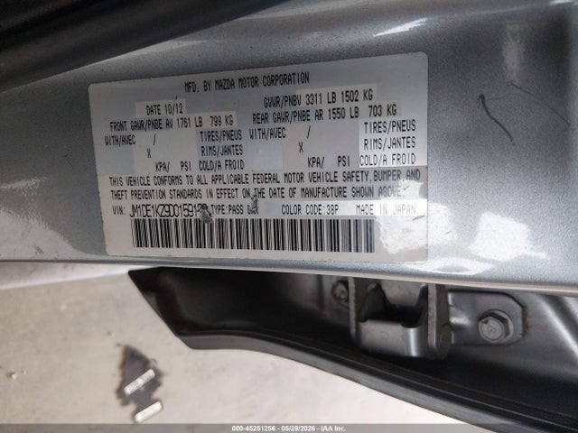 45251256 :رقم المزاد ، JM1DE1KZ9D0159139 vin ، 2013 Mazda Mazda2 Sport مزاد بيع