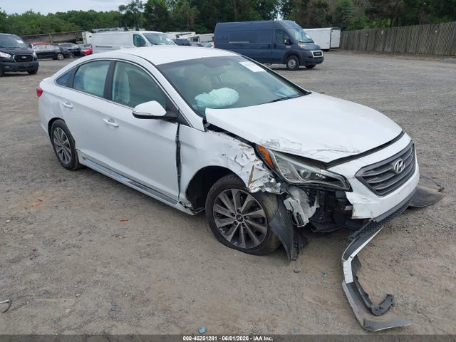 45251281 :رقم المزاد ، 5NPE34AF4GH299559 vin ، 2016 Hyundai Sonata Sport مزاد بيع
