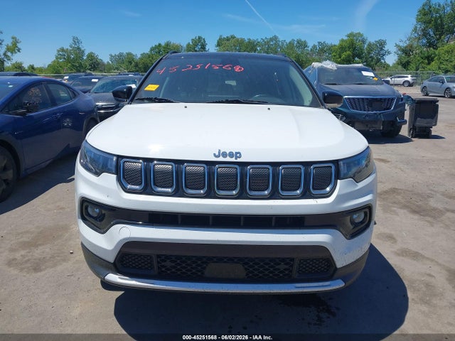 45251568 :رقم المزاد ، 3C4NJDCBXNT136234 vin ، 2022 Jeep Compass Limited 4x4 مزاد بيع