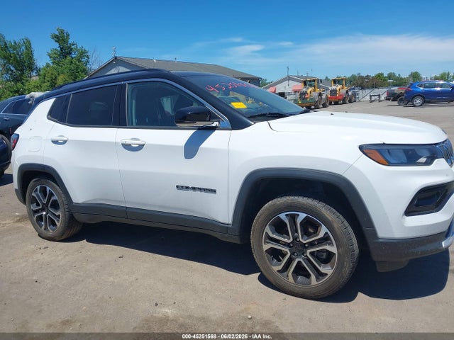 45251568 :رقم المزاد ، 3C4NJDCBXNT136234 vin ، 2022 Jeep Compass Limited 4x4 مزاد بيع