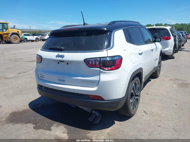 45251568 :رقم المزاد ، 3C4NJDCBXNT136234 vin ، 2022 Jeep Compass Limited 4x4 مزاد بيع