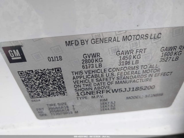 Chevrolet Traverse Ls 2018 1GNERFKW5JJ185200 Image 9