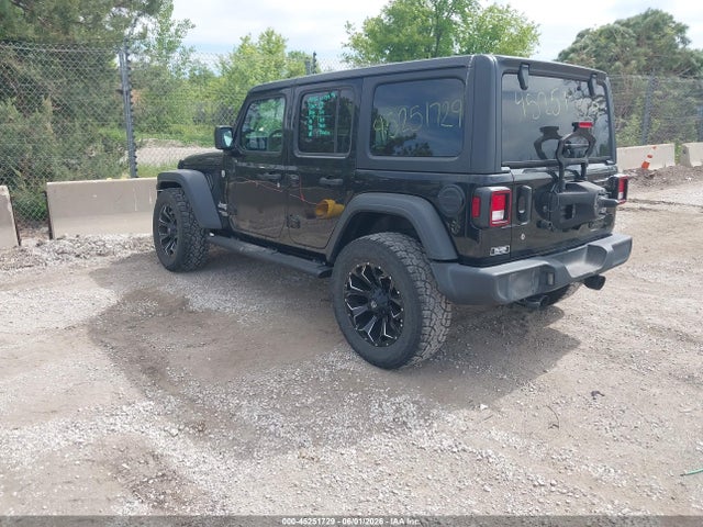 2018 Jeep Wrangler Unlimited Sport S 4x4 მანქანა იყიდება აუქციონზე, vin: 1C4HJXDG5JW317268, აუქციონის ნომერი: 45251729