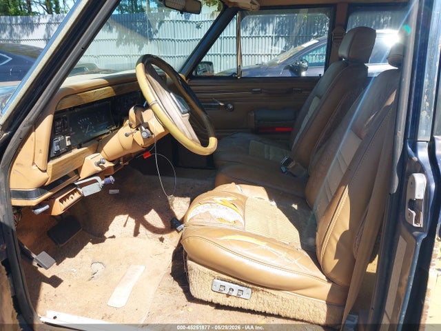 1986 Jeep Grand Wagoneer მანქანა იყიდება აუქციონზე, vin: 1JCNJ15U5GT171807, აუქციონის ნომერი: 45251877