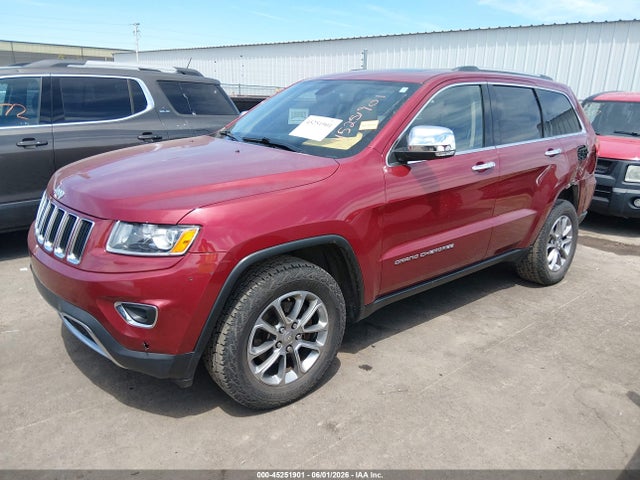 2015 Jeep Grand Cherokee Limited მანქანა იყიდება აუქციონზე, vin: 1C4RJFBG0FC804291, აუქციონის ნომერი: 45251901