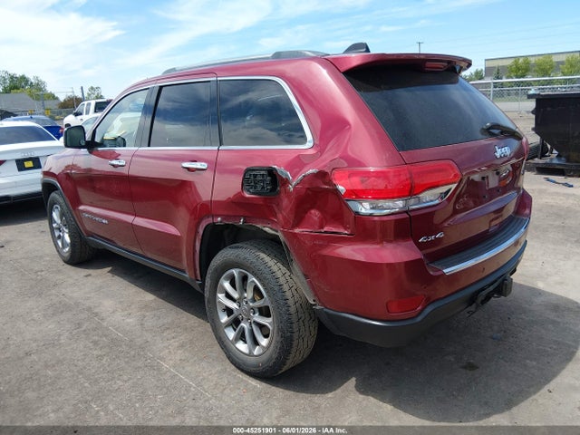 2015 Jeep Grand Cherokee Limited მანქანა იყიდება აუქციონზე, vin: 1C4RJFBG0FC804291, აუქციონის ნომერი: 45251901