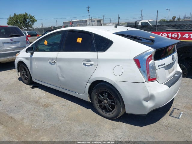 Aukcja sprzedaży 2013 Toyota Prius Five/four/three/three Se/two, vin: JTDKN3DU8D1730294, numer aukcji: 45252172