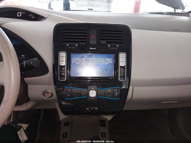 45252180 :رقم المزاد ، JN1AZ0CP1CT022288 vin ، 2012 Nissan Leaf Sl مزاد بيع