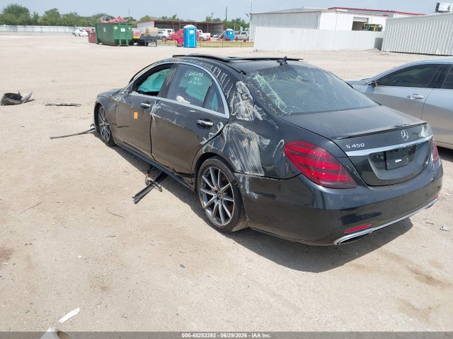 Aukcja sprzedaży 2018 Mercedes-benz S 450, vin: WDDUG6GB2JA347404, numer aukcji: 45252392
