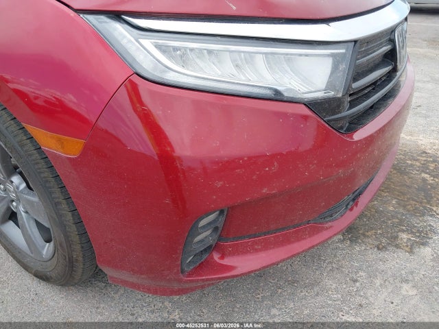 45252531 :رقم المزاد ، 5FNRL6H56NB020571 vin ، 2022 Honda Odyssey Ex مزاد بيع