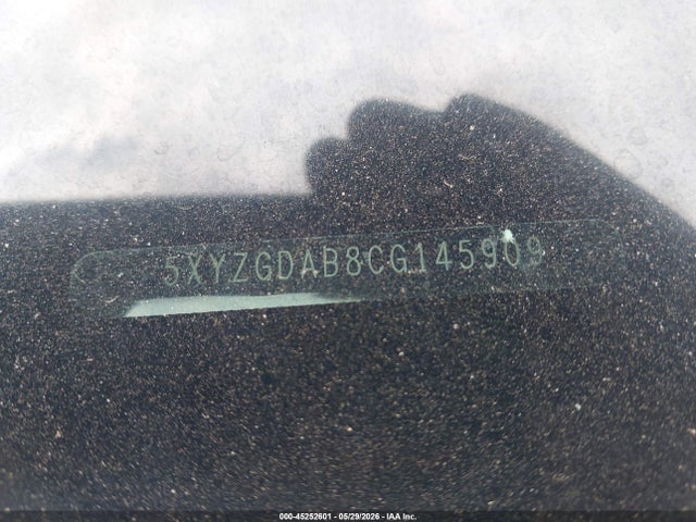 Aukcja sprzedaży 2012 Hyundai Santa Fe Gls, vin: 5XYZGDAB8CG145909, numer aukcji: 45252601