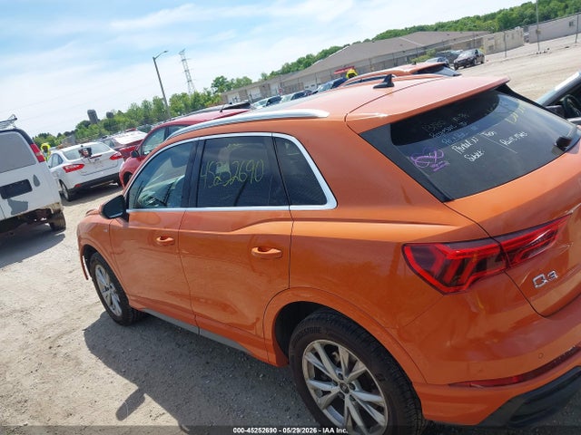 Продажа на аукционе авто 2022 Audi Q3 Premium 45 Tfsi S Line Quattro Tiptronic, vin: WA1DECF33N1149259, номер лота: 45252690