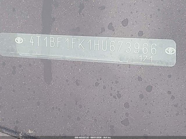 4T1BF1FK1HU673966 Toyota CAMRY SE