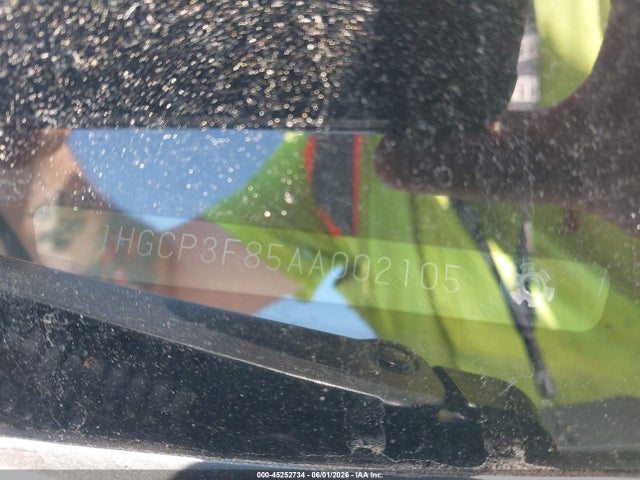 45252734 :رقم المزاد ، 1HGCP3F85AA002105 vin ، 2010 Honda Accord 3.5 Ex-l مزاد بيع