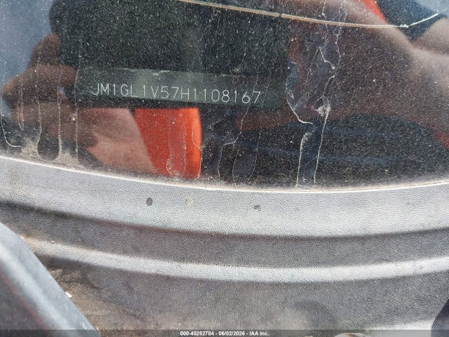 45252784 :رقم المزاد ، JM1GL1V57H1108167 vin ، 2017 Mazda Mazda6 Touring مزاد بيع