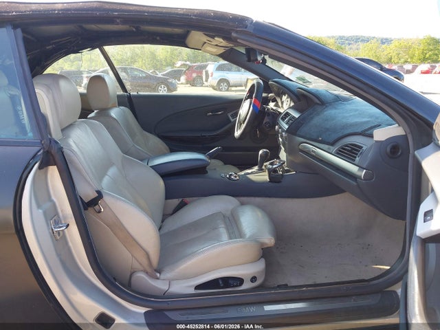 2005 Bmw 645ci მანქანა იყიდება აუქციონზე, vin: WBAEK73425B323028, აუქციონის ნომერი: 45252814