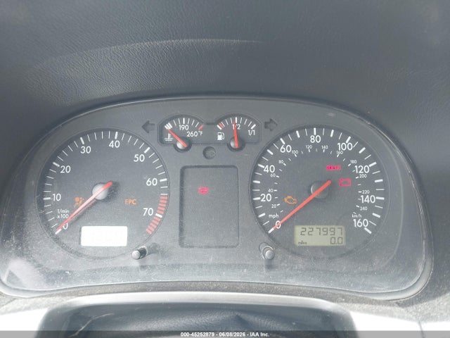 2003 Volkswagen Gti 1.8t მანქანა იყიდება აუქციონზე, vin: 9BWDE61J434051341, აუქციონის ნომერი: 45252879