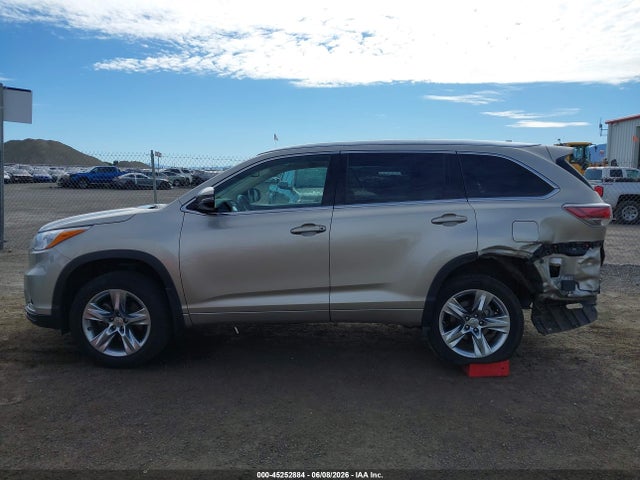 Aukcja sprzedaży 2015 Toyota Highlander Limited V6, vin: 5TDDKRFH8FS146083, numer aukcji: 45252884