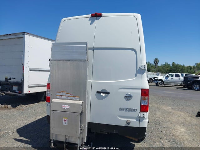 Auction sale of the 2020 Nissan Nv Cargo Nv2500 Hd S High Roof V6, vin: 1N6BF0LY1LN807060, lot number: 45253263