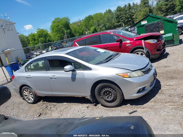 45253272 :رقم المزاد ، 2HGFB2F85CH333938 vin ، 2012 Honda Civic Ex مزاد بيع