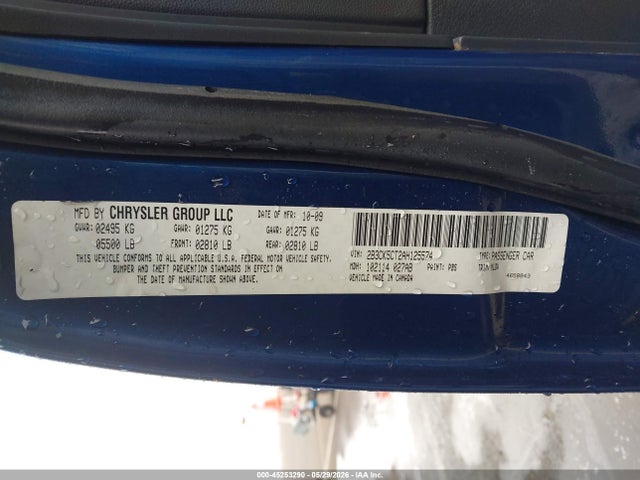 Продажа на аукционе авто 2010 Dodge Charger R/t, vin: 2B3CK5CT2AH125574, номер лота: 45253290