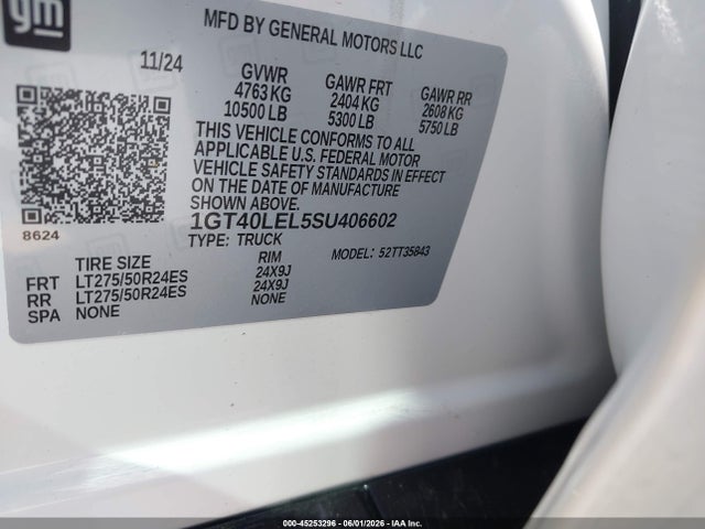 GMC Sierra Ev Max Range Denali 2025 1GT40LEL5SU406602 Image 8