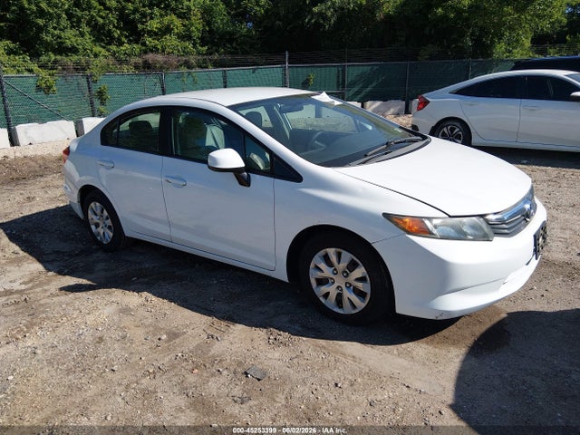 45253399 :رقم المزاد ، 2HGFB2F59CH325654 vin ، 2012 Honda Civic Lx مزاد بيع