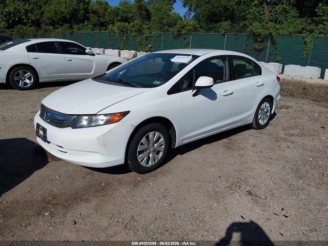 2012 Honda Civic Lx მანქანა იყიდება აუქციონზე, vin: 2HGFB2F59CH325654, აუქციონის ნომერი: 45253399